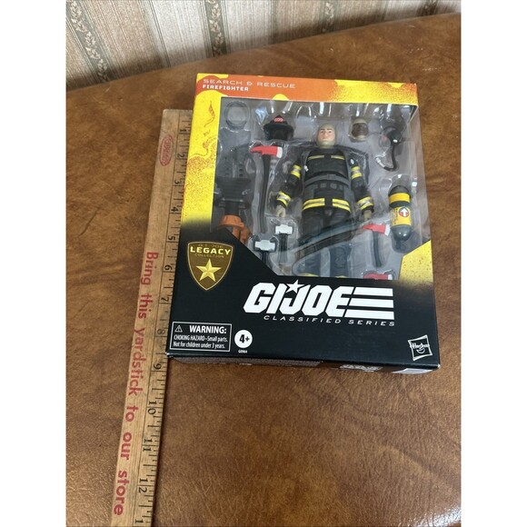 Hasbro G.I. Joe Classified Series Search & Rescue Firefighter Action Figure Gift - Picture 8 of 9
